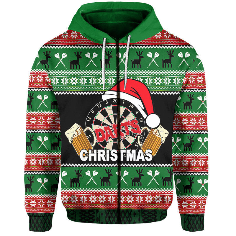 Darts And Beer For Christmas Hoodie No.3 LT6