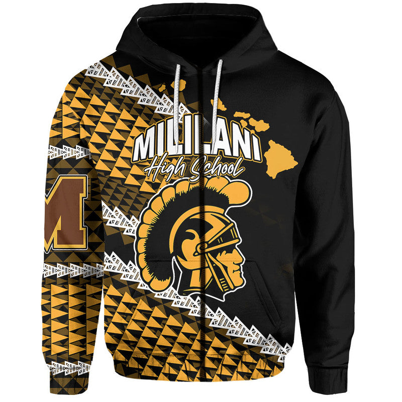 Custom Mililani High School Hawaii Hoodie LT6