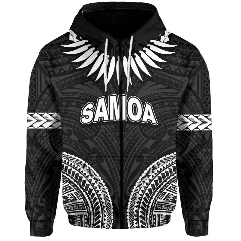 Custom Personalised Samoa Ula Nifo Tribal Hoodie White Style LT6