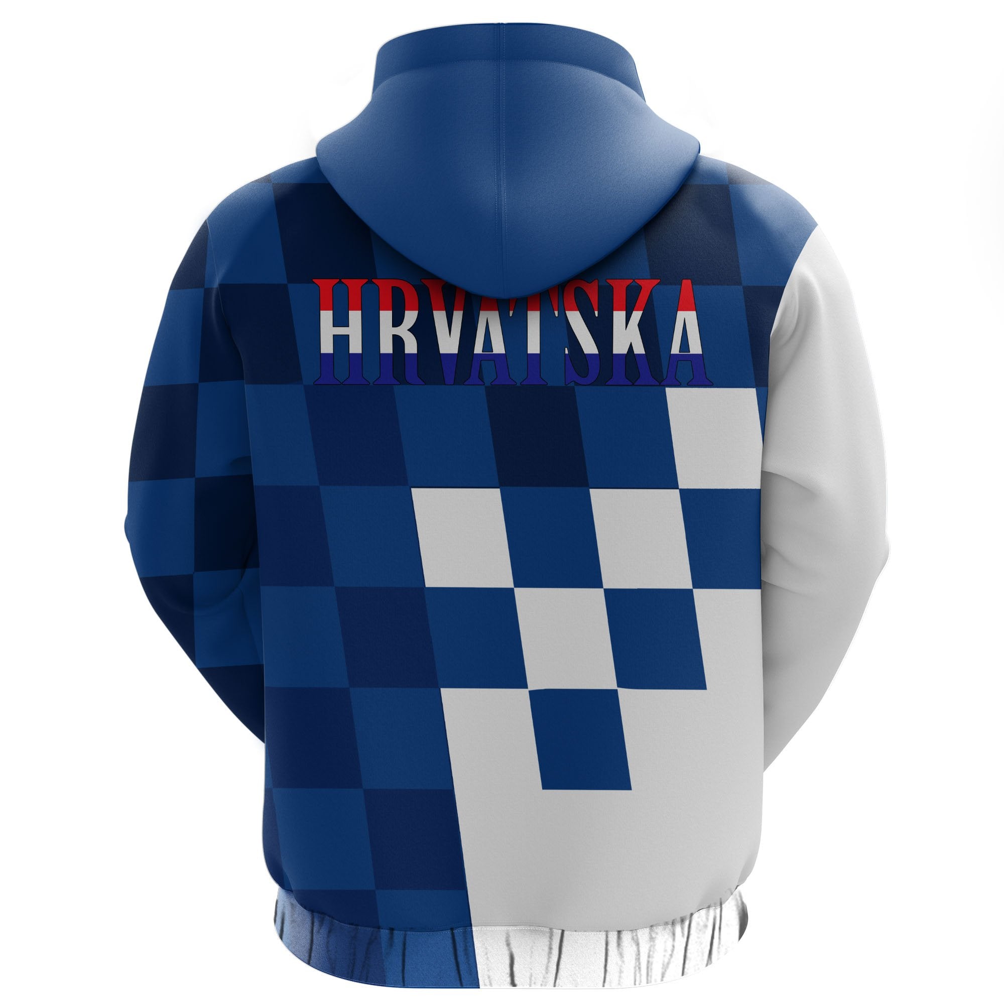 Coat Of Arms Croatia Hoodie Blue Version
