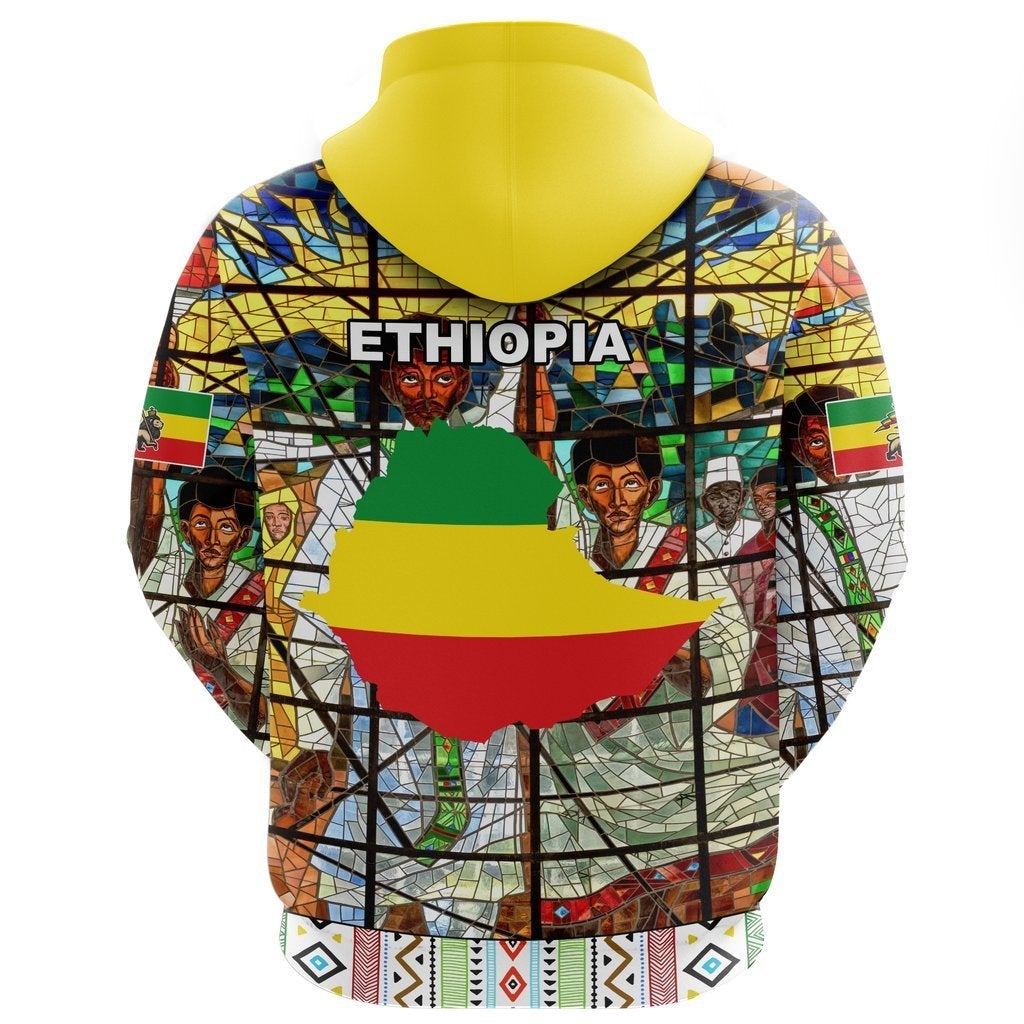 Ethiopia Hoodie, Ethiopian Orthodox Flag 3