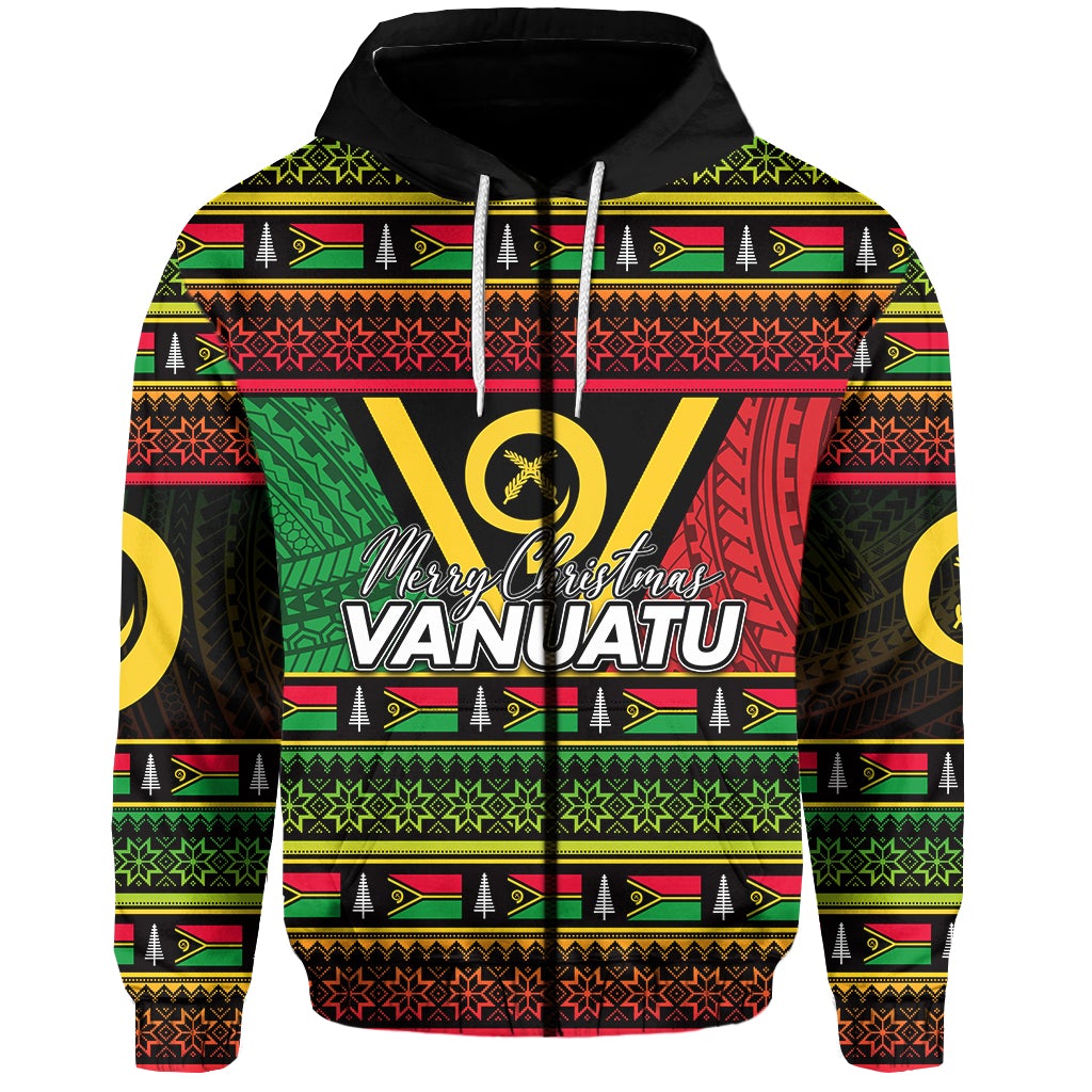 Vanuatu Zip Hoodie Christmas LT6