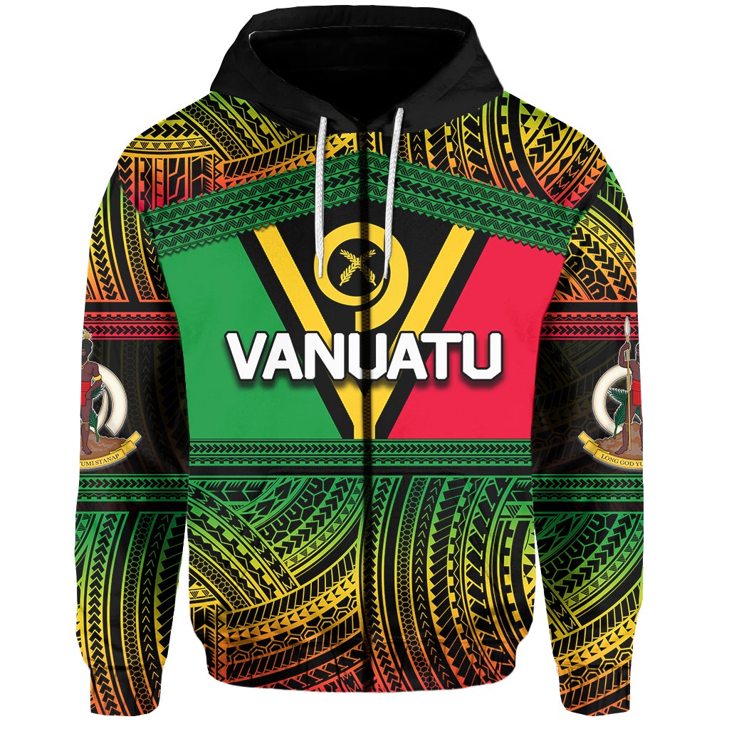Vanuatu Zip Hoodie Independence Day LT6
