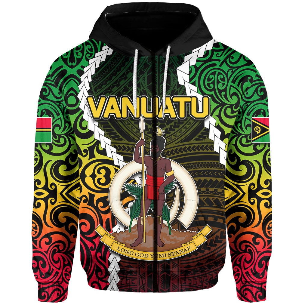 Vanuatu Zip Hoodie Independence Day Special Style LT6
