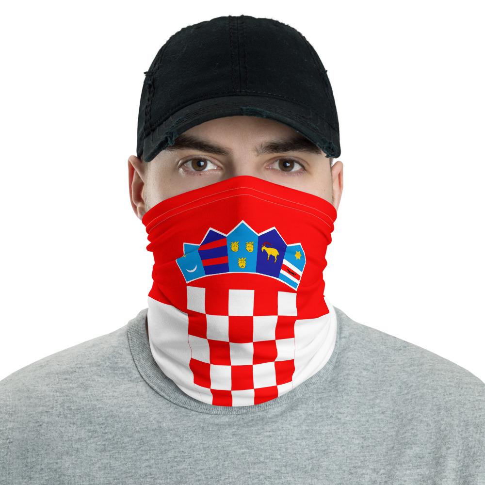 Croatia Neck Gaiter - Flags