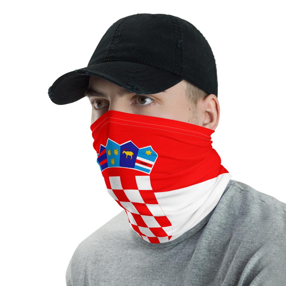 Croatia Neck Gaiter - Flags