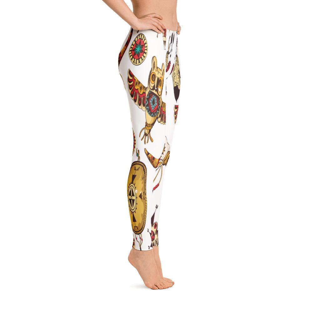 Owl Native American Leggings For Women LT10