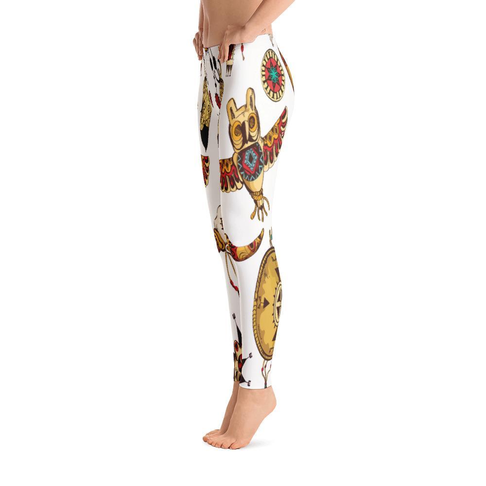 Owl Native American Leggings For Women LT10
