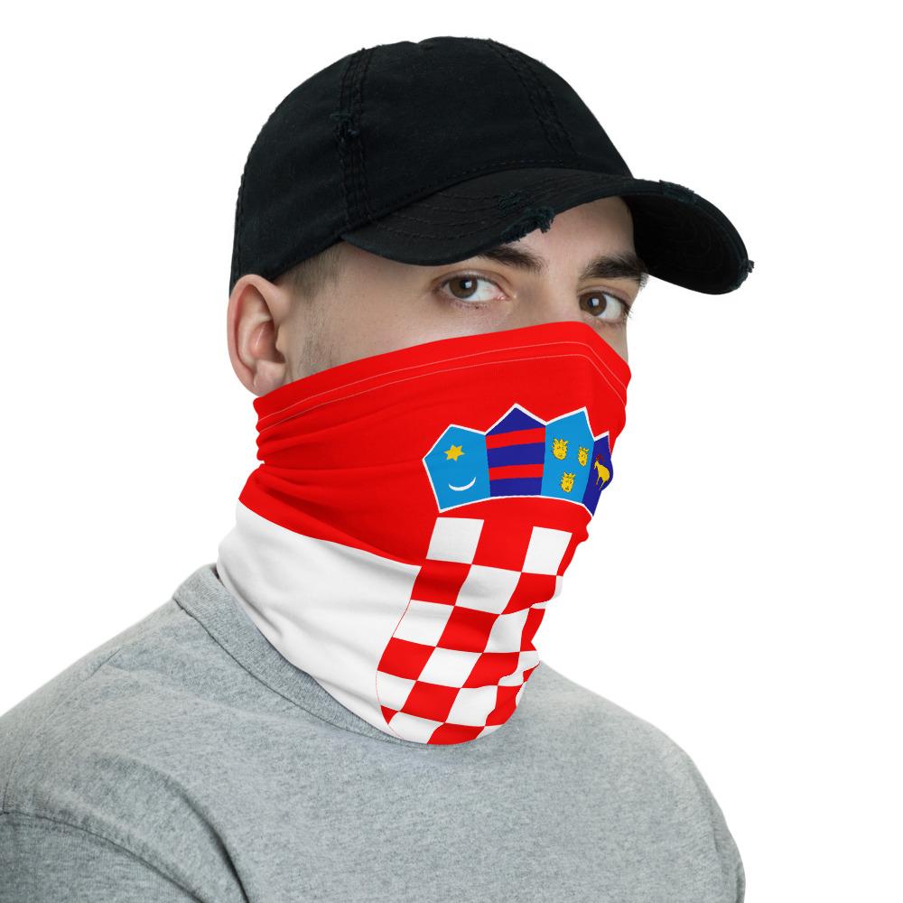 Croatia Neck Gaiter - Flags