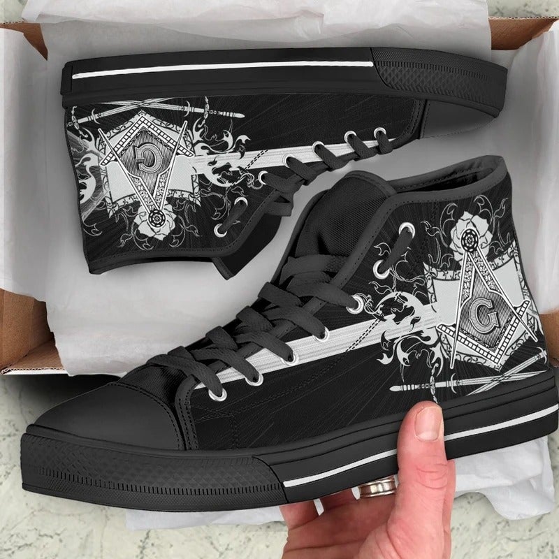 Wonder Print Shop Footwear - Freemasonry High Top 4 Shoes LT10
