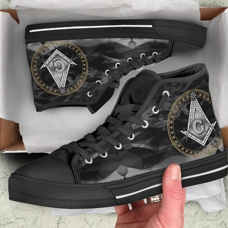Wonder Print Shop Footwear - Freemasonry High Top 9 Shoes LT10