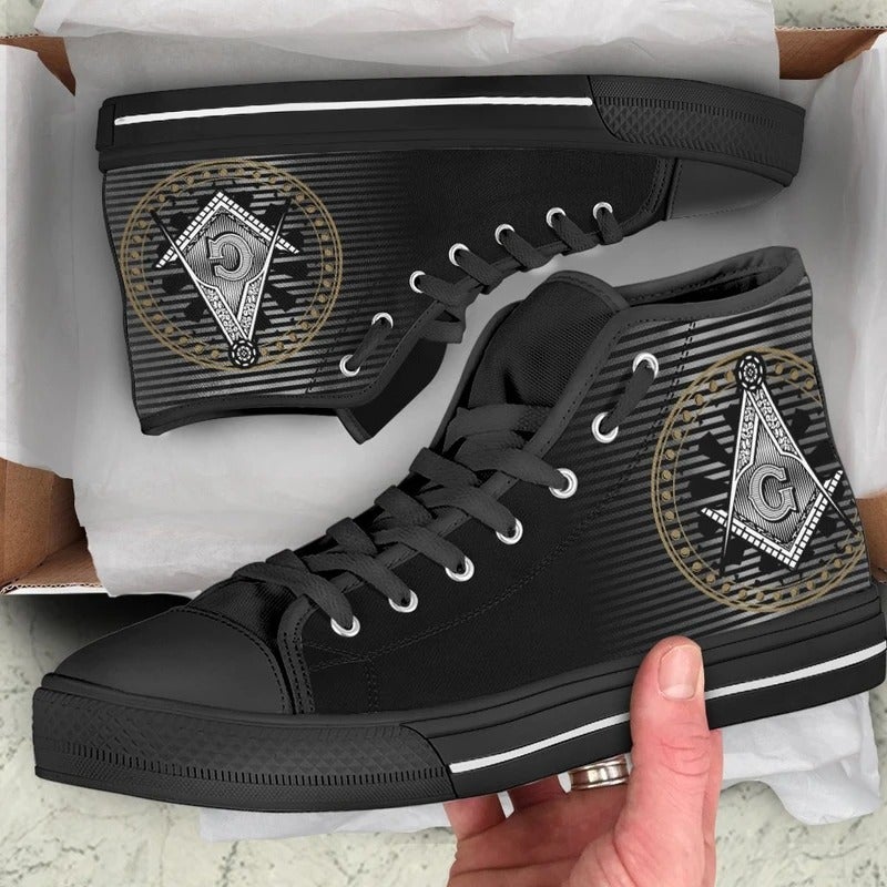 Wonder Print Shop Footwear - Freemasonry High Top 6 Shoes LT10