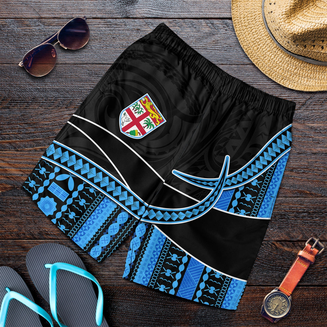 Fiji Polynesian Men Short Featured Fijian Lovers LT13