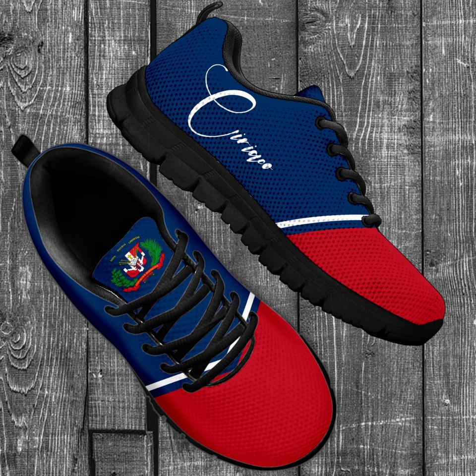 (Custom) Dominican Republic Sneakers Flag Personal Signature