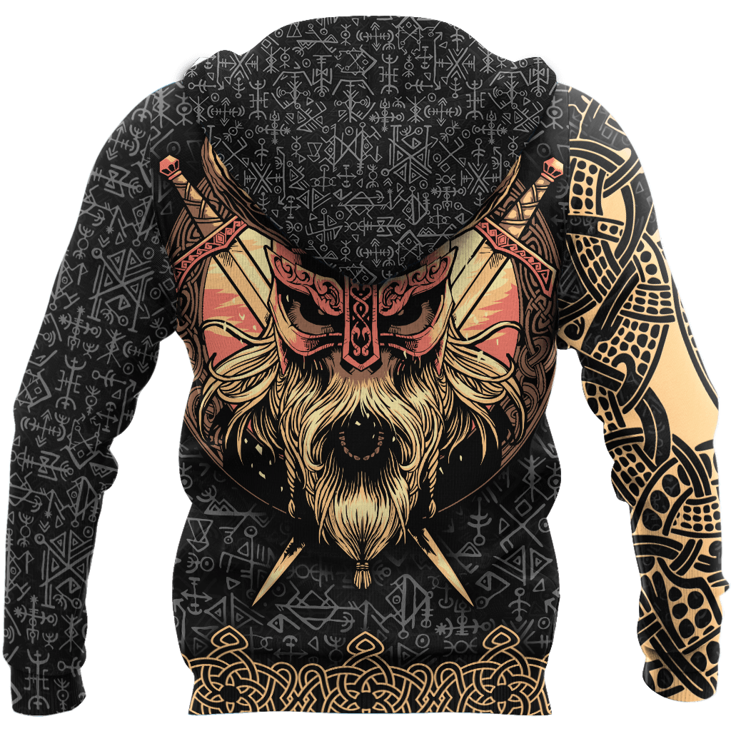 Viking Clothing Odins Skull Hoodie RLT12