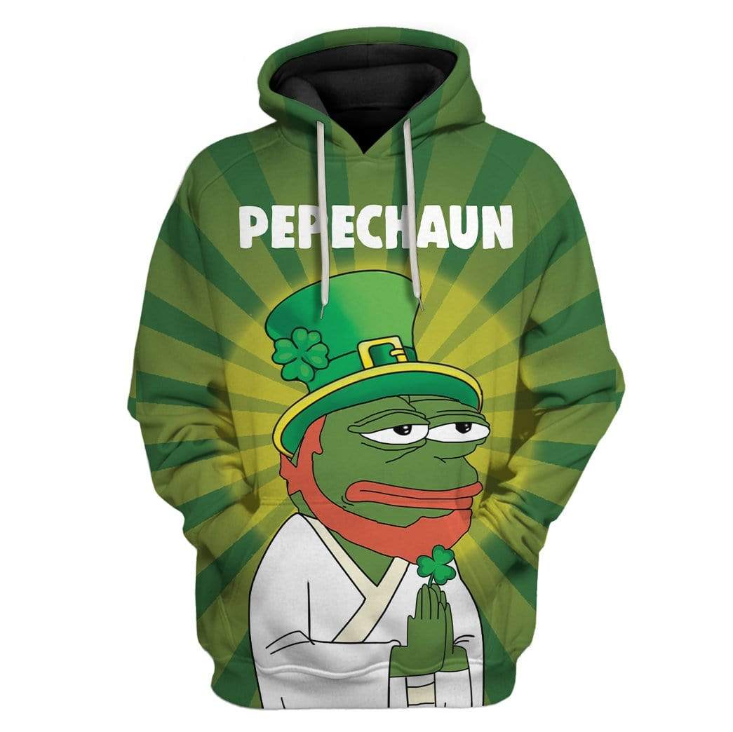 St Patricks Day Hoodie Funny Pepechaun LT8