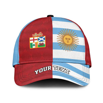 Personalised British Lions-Argentina Classic Cap Sporty Style LT09