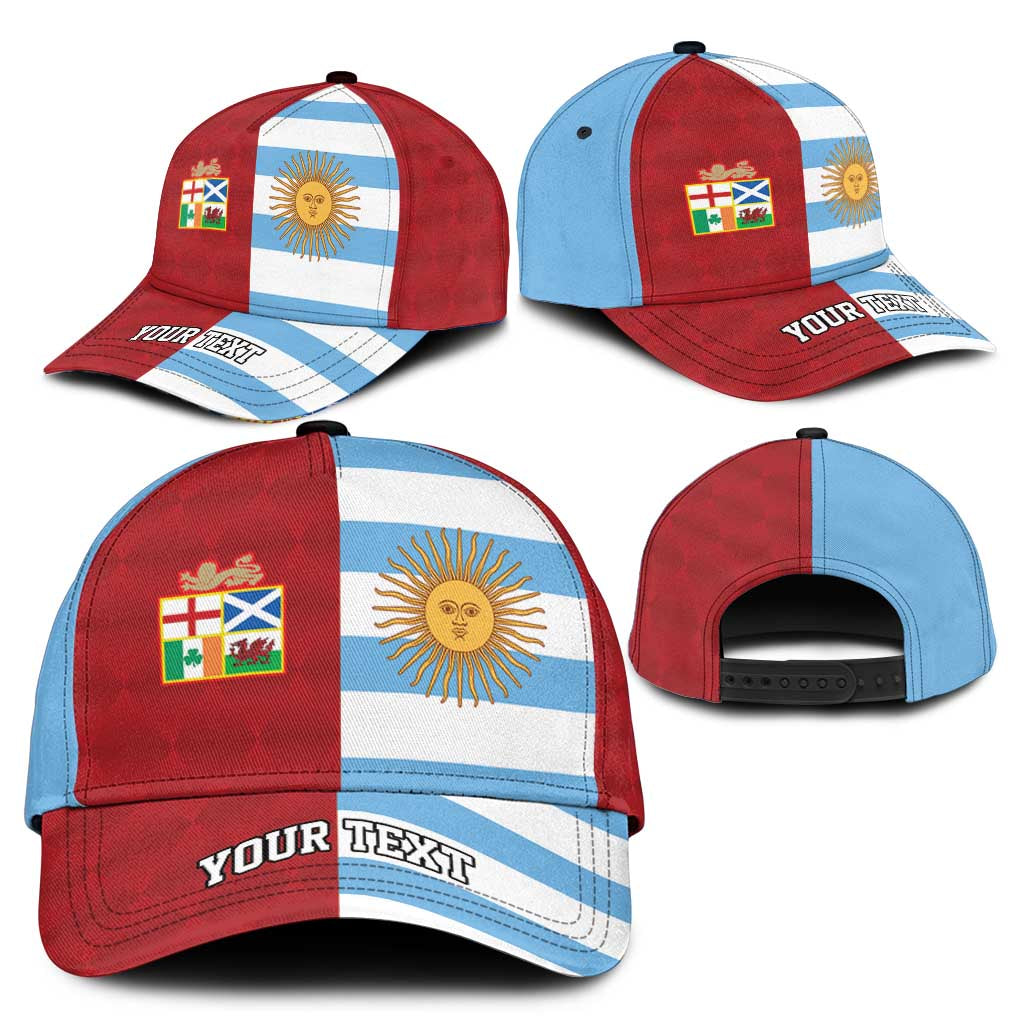 Personalised British Lions-Argentina Classic Cap Sporty Style LT09