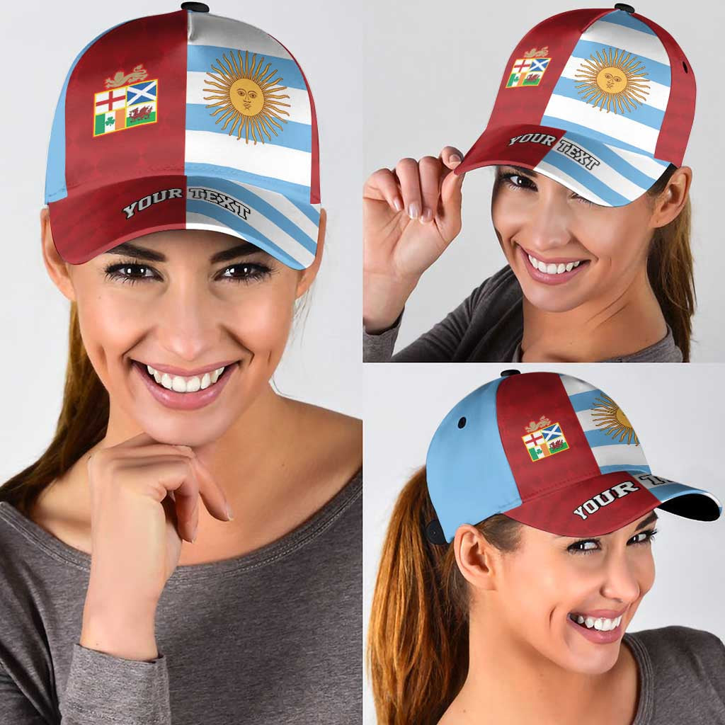 Personalised British Lions-Argentina Classic Cap Sporty Style LT09