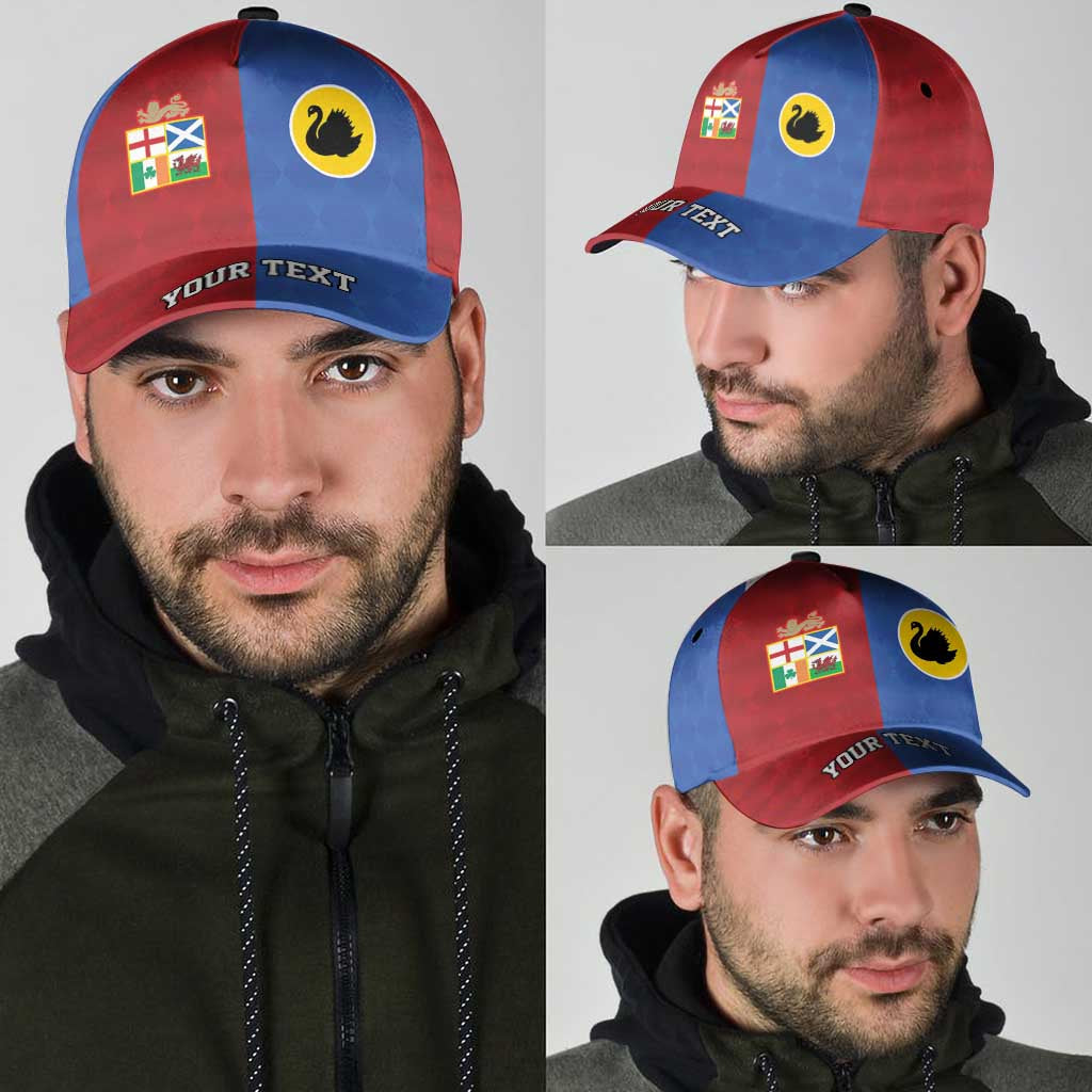 Personalised British Lions Australia Western Force Classic Cap Sporty Style LT09