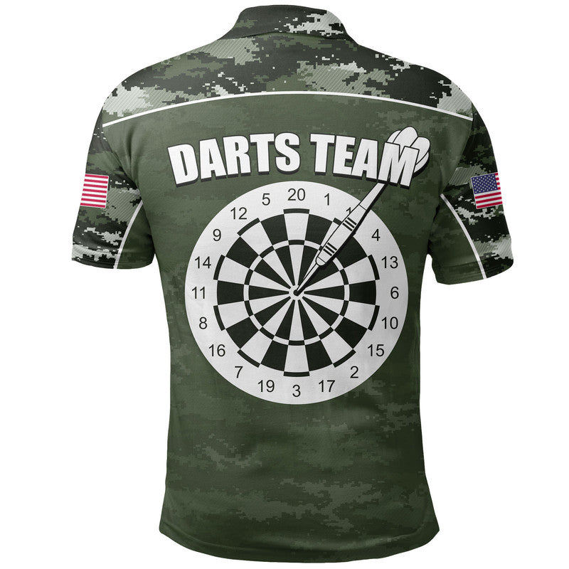Custom Darts Polo Shirt Army Style No.2 LT6