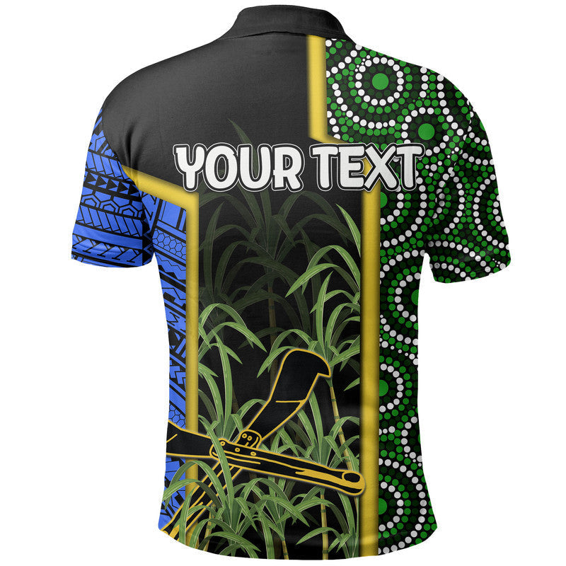 Custom South Sea Islanders Flag Style Polo Shirt Kanaka LT6
