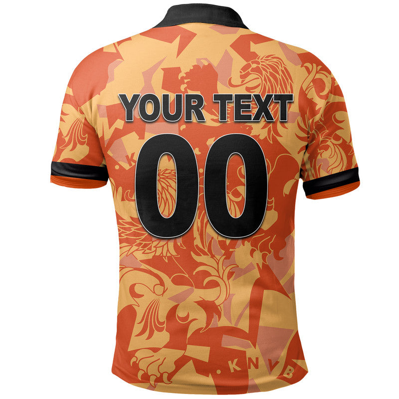 (Custom And Number) Netherlands Soccer Polo Shirt World Cup Champions LT6
