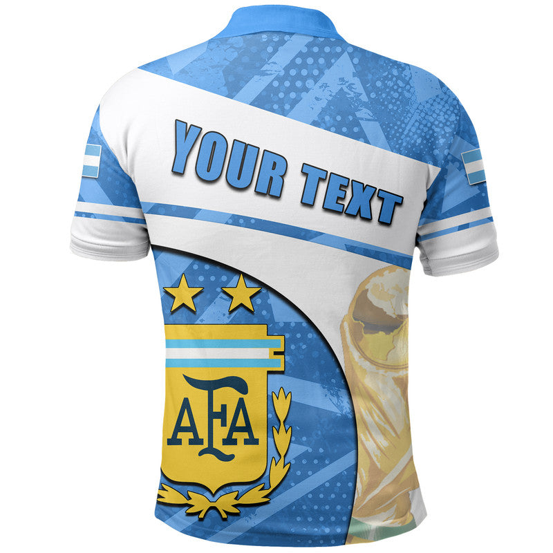 Custom Argentina Polo Shirt Football 2022 Basic Style LT6