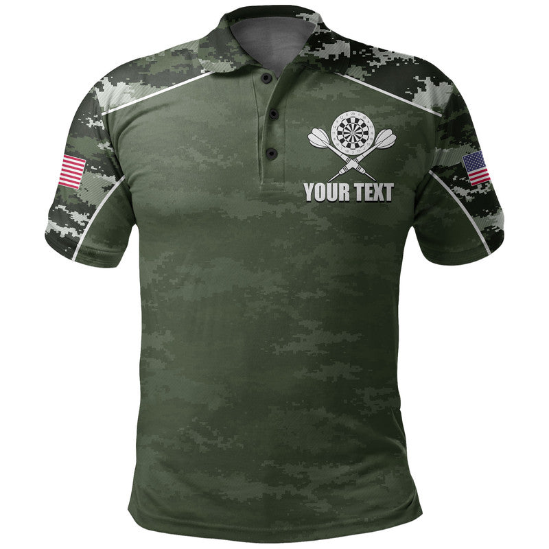 Custom Darts Polo Shirt Army Style No.2 LT6