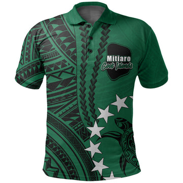 Cook Islands Mitiaro Polynesian Polo Shirt LT6