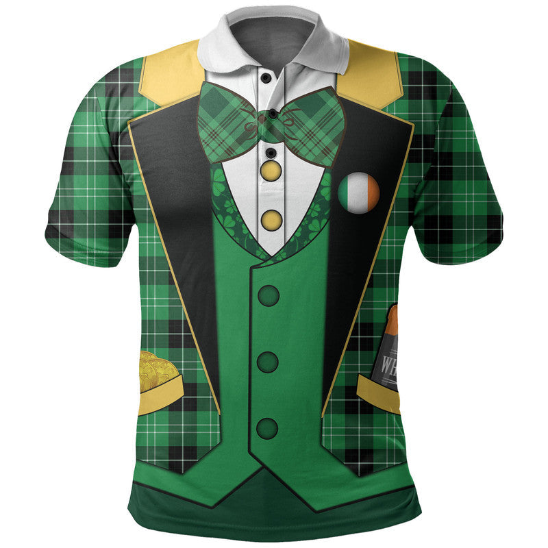 St Patricks Day Polo Shirt Irish Suit Style LT6