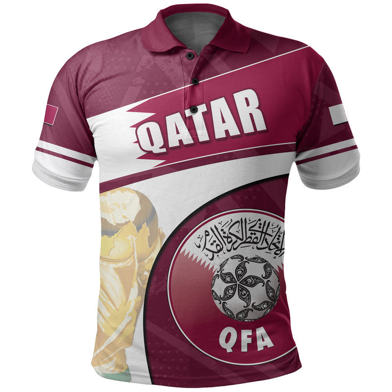 Custom Qatar Polo Shirt Football 2022 Basic Style LT6