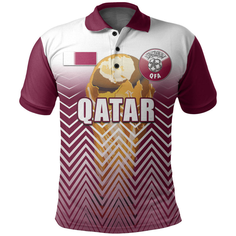 Custom Qatar Polo Shirt Football 2022 Sport Style LT6