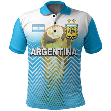Custom Argentina Polo Shirt Football 2022 Sport Style LT6