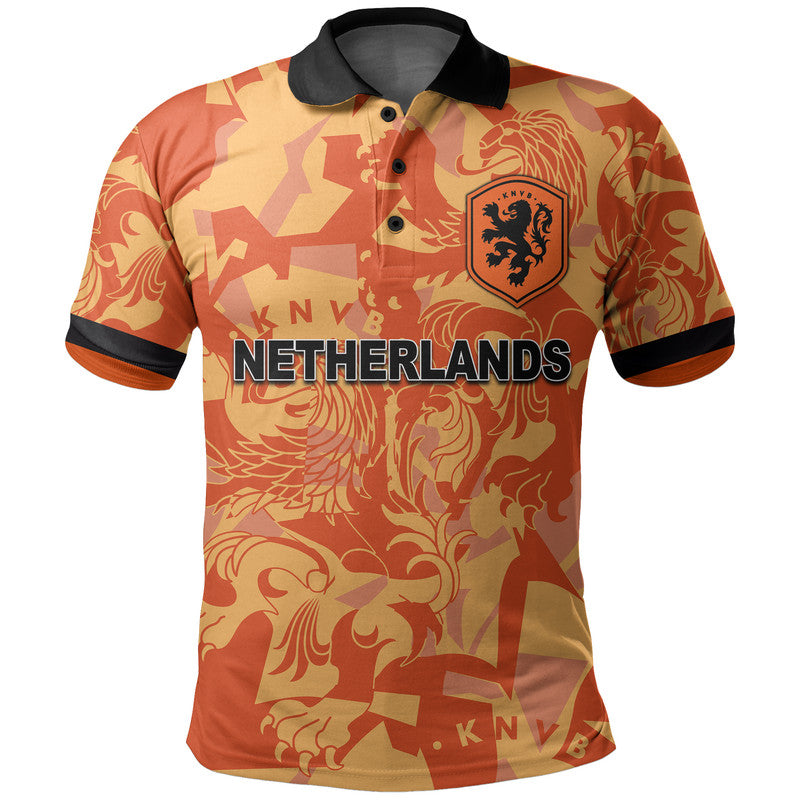 (Custom And Number) Netherlands Soccer Polo Shirt World Cup Champions LT6