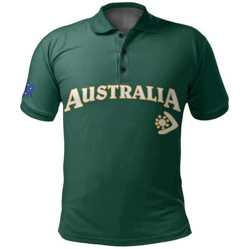 (Custom And Number) Baseball 2023 Australia Polo Shirt LT6