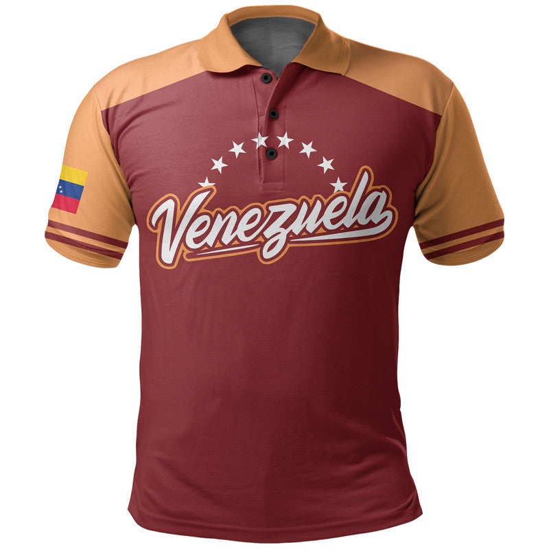 (Custom And Number) Baseball 2023 Venezuela Polo Shirt 2023 LT6