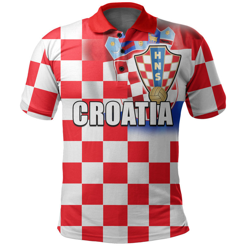(Custom And Number) Croatia Soccer Champions In My Heart Polo Shirt LT6