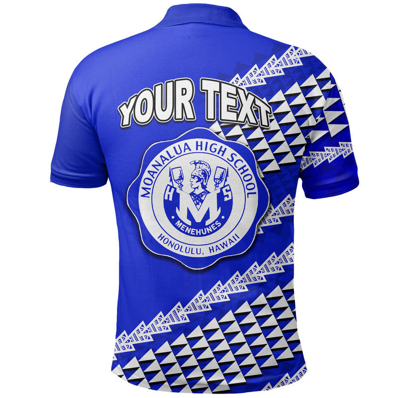 Custom Moanalua High School Hawaii Polo Shirt LT6