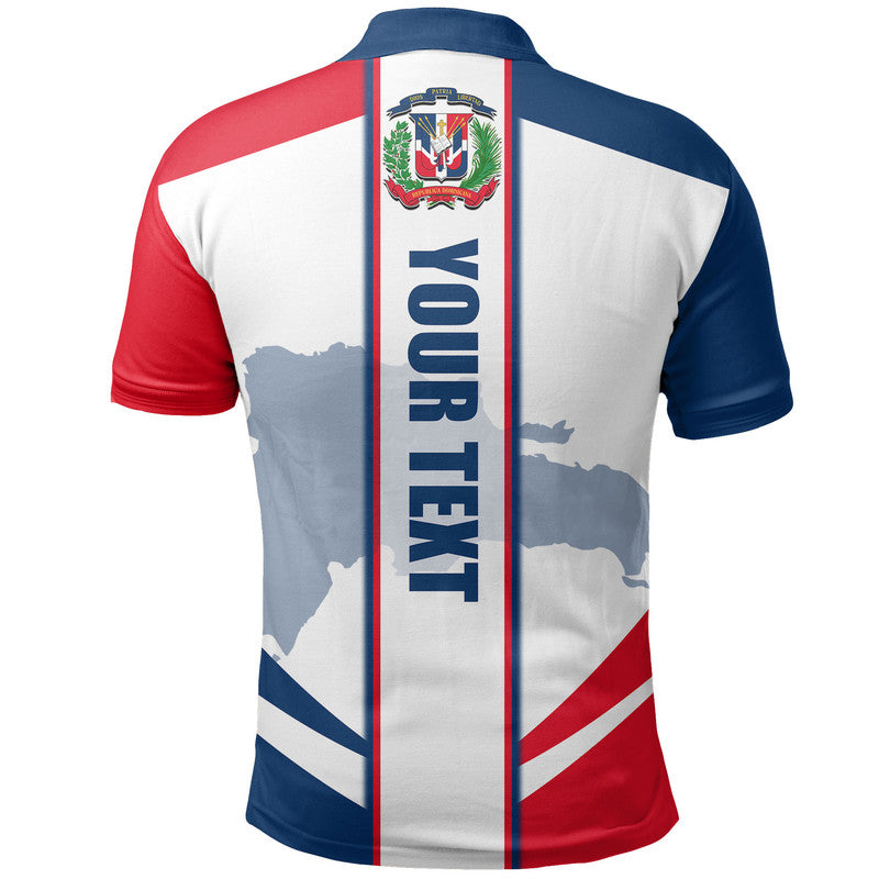 Custom Dominican Republic Polo Shirt Simple Vibe LT6