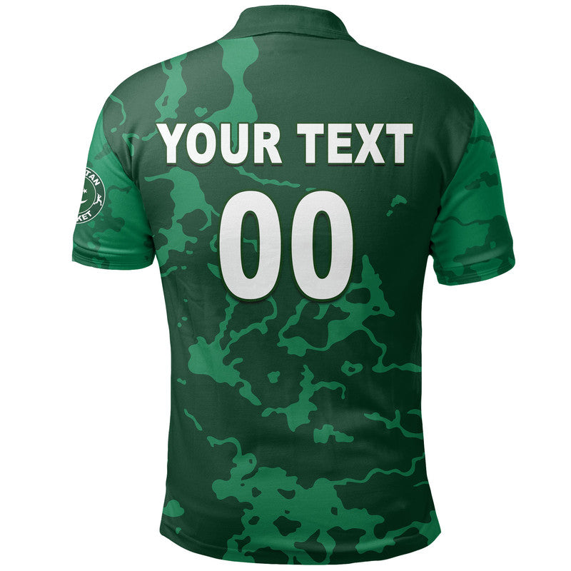 (Custom And Number) Pakistan Cricket Jersey Polo Shirt LT6