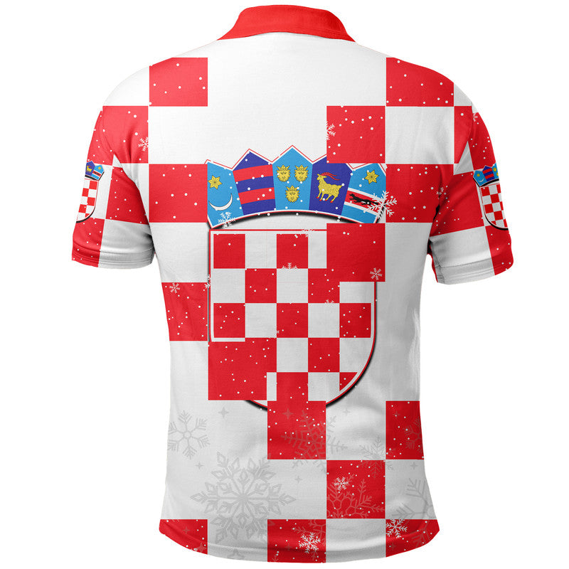 Croatia Christmas Santa Claus Dabbing Polo Shirt Replica Football Jersey LT6