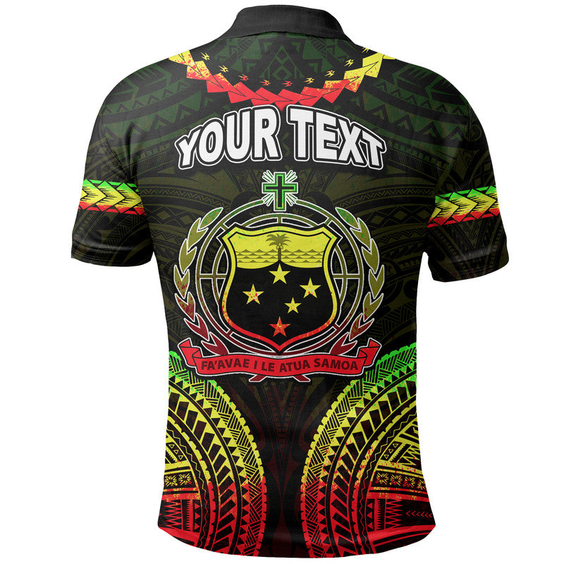Custom Samoa Ula Nifo Tribal Polo Shirt Reggage Style LT6