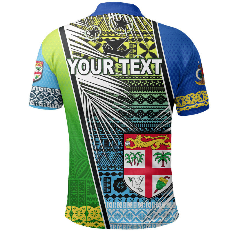 Custom Malampa Vanuatu Fiji Day Polo Shirt 2022 LT6