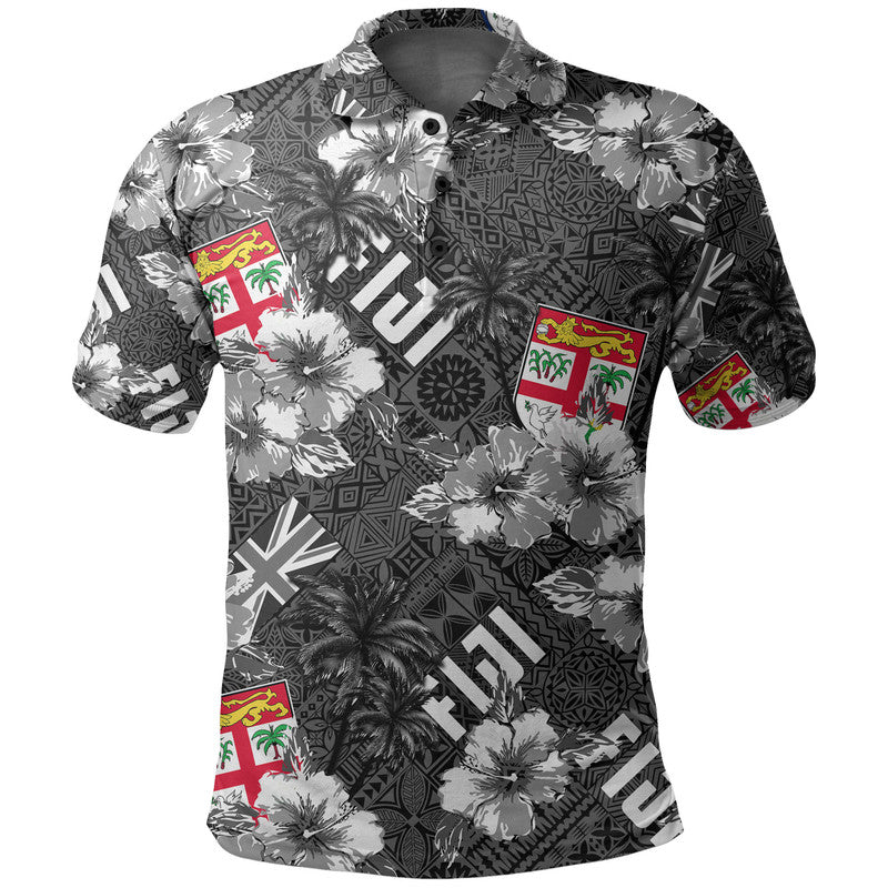 Hibiscus Fiji Polo Shirt Hawaii Style No.3 LT6