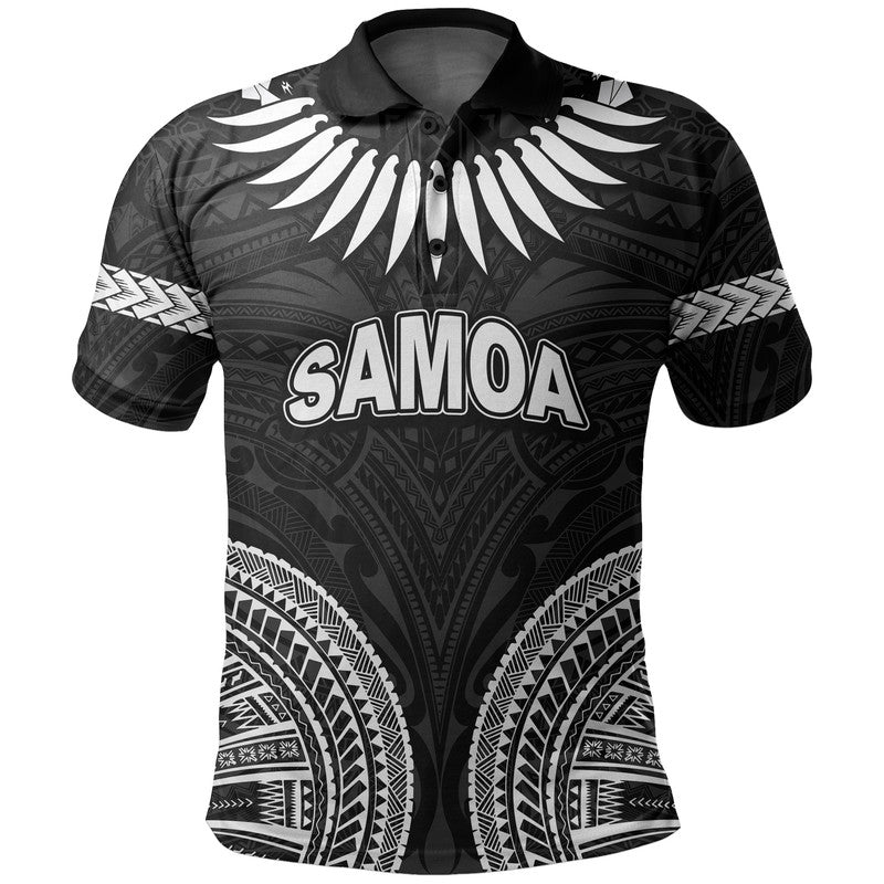 Custom Samoa Ula Nifo Tribal Polo Shirt White Style LT6