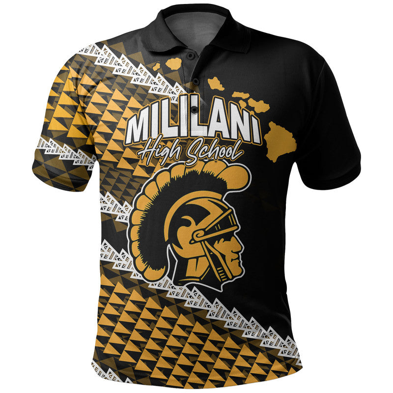 Custom Mililani High School Hawaii Polo Shirt LT6