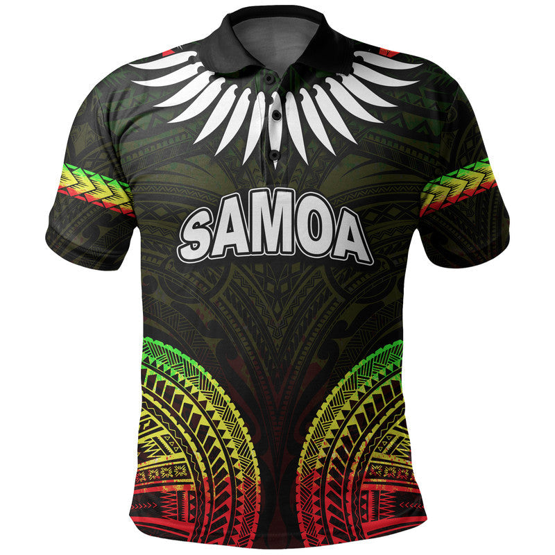 Custom Samoa Ula Nifo Tribal Polo Shirt Reggage Style LT6