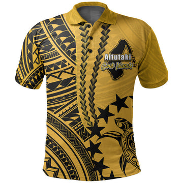 Cook Islands Aitutaki Polynesian Polo Shirt LT6