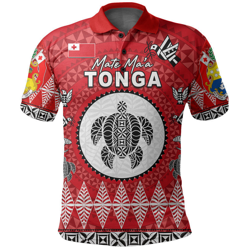 Custom Mate Maa Tonga Ngatu Fonu Rugby Polo Shirt LT6
